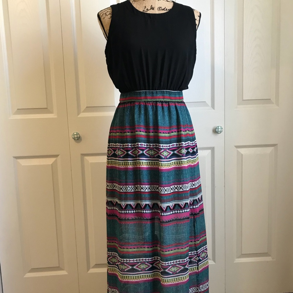 Full Length Chiffon Maxi Dress